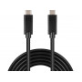 Cabo USB Vivolink USB-C para USB-C, 1,8 m, preto