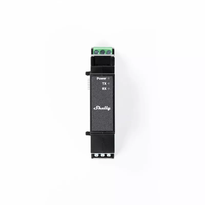 Módulo add-on RS485 Shelly Pro Modbus, acessório para calha DIN