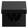 Tomada SCHUKO Gira 445474 KD, System 70, preta