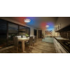 Luminária de parede/teto Osram SMART+ WiFi Orbis Magic 500 mm, RGB+TW, regulável, 38 W – preto/branco