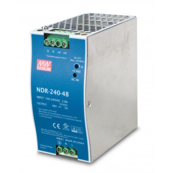 Módulo de fonte de alimentação PLANET PWR-240-48 240 W azul, cinzento