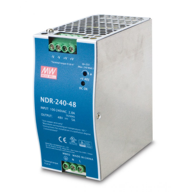 Módulo de fonte de alimentação PLANET PWR-240-48 240 W azul, cinzento