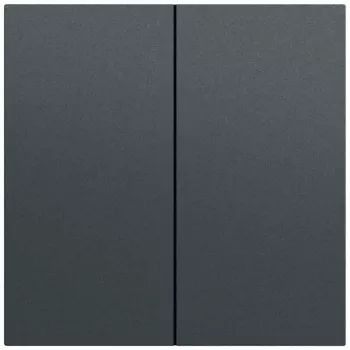Gira System 70 tecla 2 módulos, antracite lacado, 329573