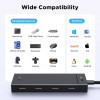 Ugreen hub USB-C para 4x USB-C 3.2 / 1x USB-C 100W PD CM806 preto
