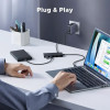 Ugreen hub USB-C para 4x USB-C 3.2 / 1x USB-C 100W PD CM806 preto