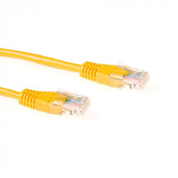 ACT cabo de rede Cat5e U/UTP RJ45, 7 m, amarelo