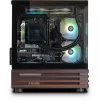 Thermaltake LCGS View 170WS PC de secretária, preto/madeira, Windows 11 Home