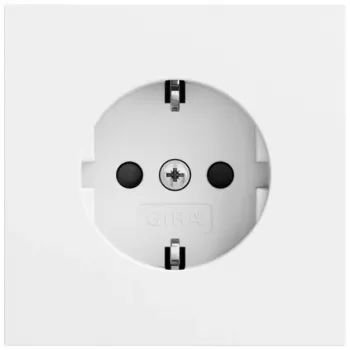 Gira System 70 tomada SCHUKO SP, branco puro, 445372