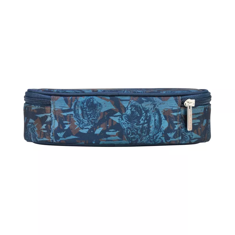 Estojo de lápis herlitz be.bag beatBox Camo Tiger, poliéster, compartimento principal com fecho de correr XXL