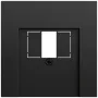 Placa de cobertura TAE USB Gira 027674 System 70, preto