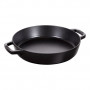 Frigideira de ferro fundido Zwilling Staub com 2 pegas, 26 cm, preto sedoso mate (40511-725-0)