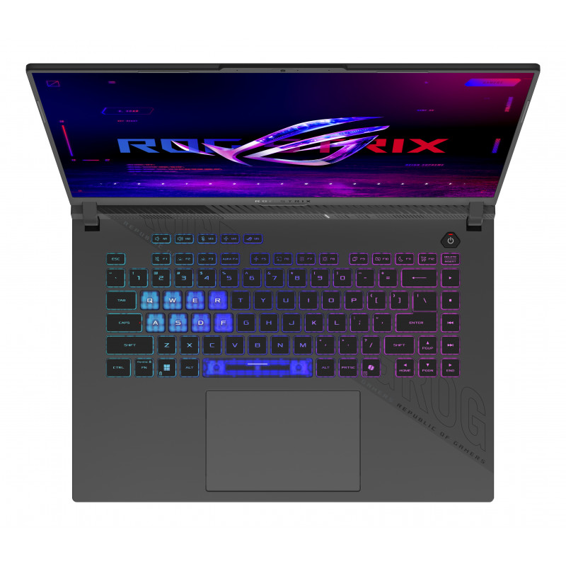 Portátil ASUS ROG Strix G16 G614PR-RV164W WUXGA - AMD Ryzen 9 8940HX, 16GB RAM, 512GB SSD, NVIDIA GeForce RTX 5070 Ti, Windows 11 Home