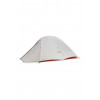 Tenda Naturehike Cloud Up 3 Pro 20D, cinzento claro / vermelho