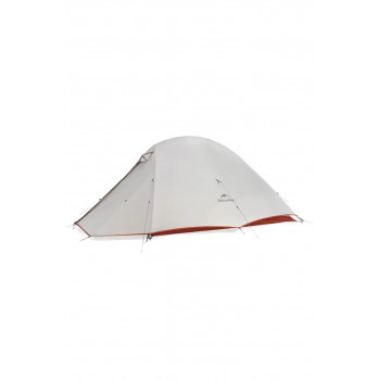 Tenda Naturehike Cloud Up 3 Pro 20D, cinzento claro / vermelho