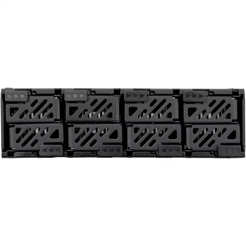 Moldura para unidade SilverStone FSM08B-MS, preto
