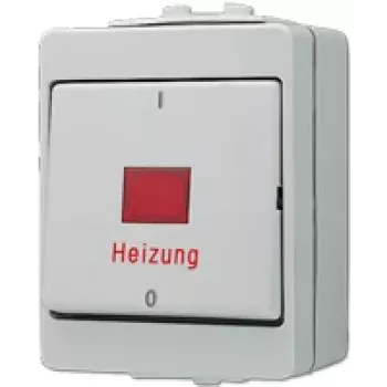 Interruptor de 3 polos Jung 603 HW, branco