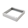 Base Alantec para armários exteriores 19, largura 600 x profundidade 600 mm x altura 100 mm, cor cinzento