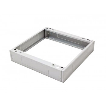 Base Alantec para armários exteriores 19, largura 600 x profundidade 600 mm x altura 100 mm, cor cinzento