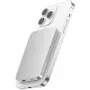 Powerbank sem fios magnética Nevox Qi2, 5000 mAh, prateado/branco