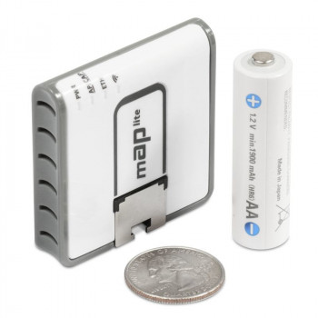 Router Mikrotik mAP lite branco com suporte PoE