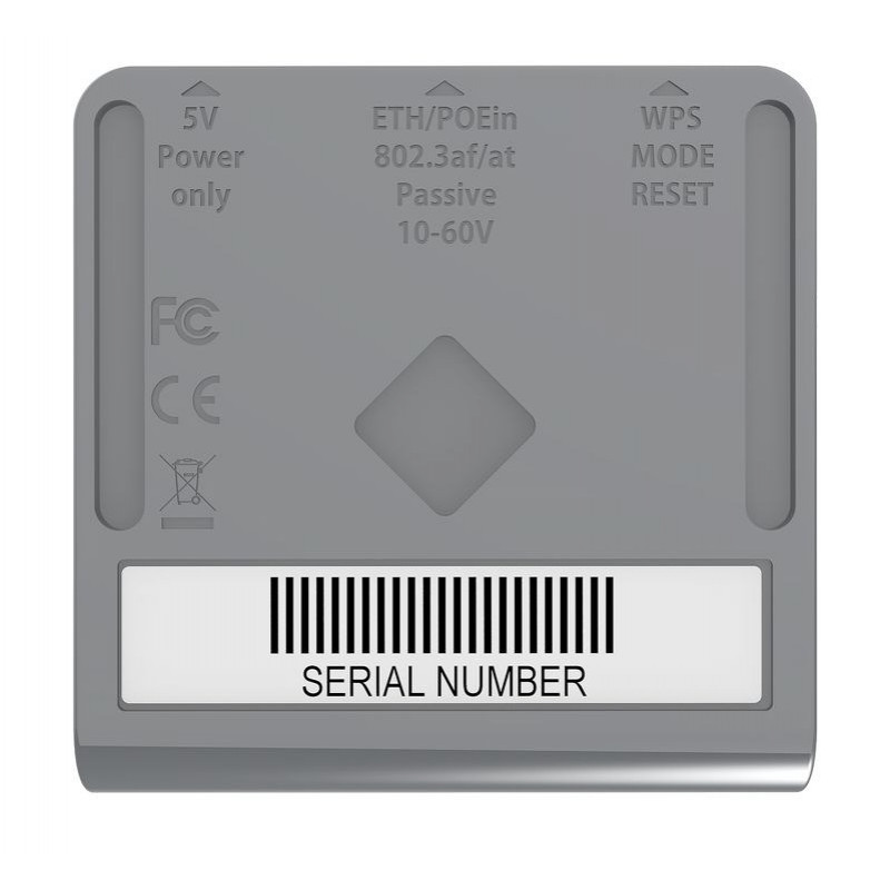 Router Mikrotik mAP lite branco com suporte PoE