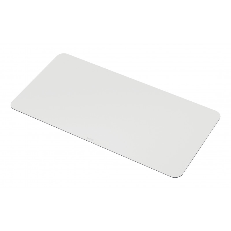 Tapete de escrita LEITZ 700 x 360 mm, couro reciclado, cinzento, liso, cantos arredondados