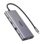 Hub USB-C Ugreen CM639, HDMI, VGA, 2x USB-C 3.2 10 Gbps, 2x USB, SD/TF, RJ45, Aux 3,5 mm, PD, 4K 60 Hz