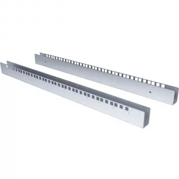 Calhas de montagem traseiras EFB Elektronik 19 polegadas 12HE para X-Rack, conjunto de 2