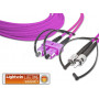 Lightwin Cabo de rede de fibra ótica SC para ST OM4, 2 m, violeta
