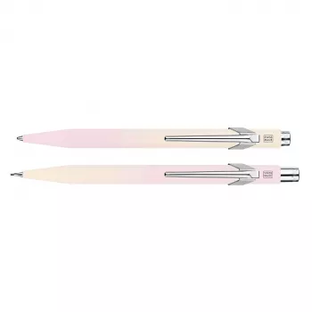 Caran d'Ache HORIZON Conjunto de instrumentos de escrita, gradiente de amarelo pastel a rosa pastel (8490.708)