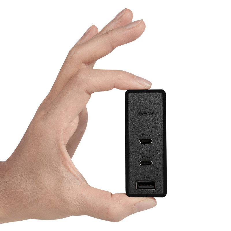FSP 65W PD 2 polos Fonte de alimentação USB Type-C