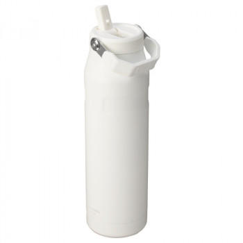 Stanley IceFlow Flip Straw 2.0 garrafa isotérmica, 1,06 l, branco