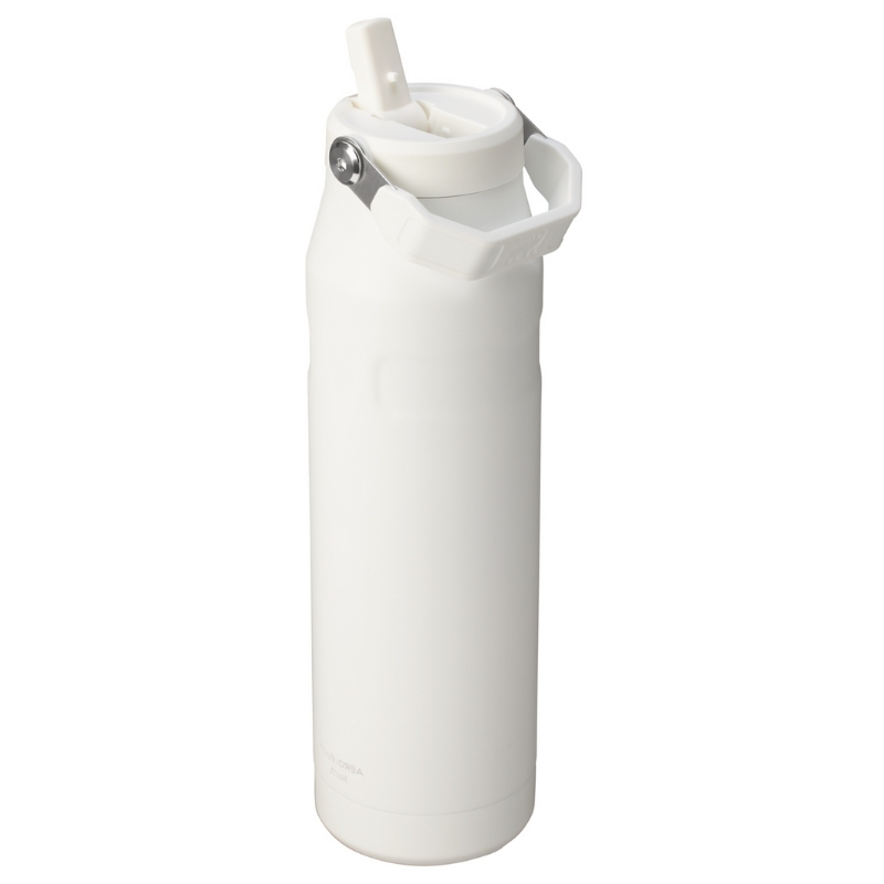 Stanley IceFlow Flip Straw 2.0 garrafa isotérmica, 1,06 l, branco