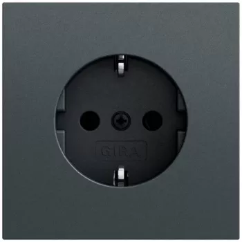 GIRA 418873 tomada SCHUKO System 70, antracite