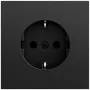 GIRA 418874 tomada SCHUKO System 70 preto