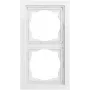 GIRA 021270 Moldura 2 módulos, Gira F200, branco puro