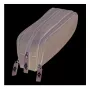 Estojo WEDO Schlamper College, poliéster, cinzento, compartimento interior espaçoso, 3 compartimentos com fecho, 7 canetas