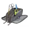Estojo WEDO Schlamper College, poliéster, cinzento, compartimento interior espaçoso, 3 compartimentos com fecho, 7 canetas