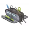 Estojo WEDO Schlamper College, poliéster, cinzento, compartimento interior espaçoso, 3 compartimentos com fecho, 7 canetas