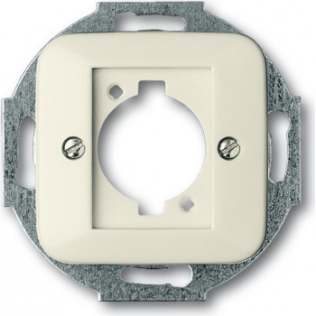 Busch-Jaeger 1724-0-0624 Placa de parede / tampa de interruptor, branco-prateado