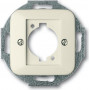 Busch-Jaeger 1724-0-0624 Placa de parede / tampa de interruptor, branco-prateado