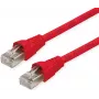 Telegärtner Cabo de patch Cat6a S/FTP, 4 m, vermelho