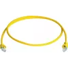 Telegärtner Cabo de patch Cat6a S/FTP, 3,5 m, amarelo