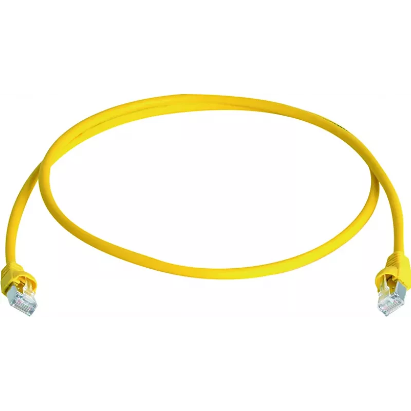 Telegärtner Cabo de patch Cat6a S/FTP, 3,5 m, amarelo
