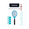 LUMIO Raquete elétrica mata-moscas (MKE007), 2xAA, azul
