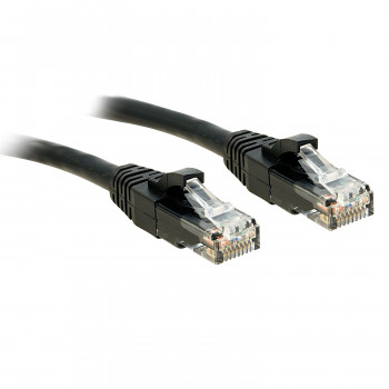 Lindy Cabo de patch Cat6 U/UTP RJ45, 7,5 m, preto