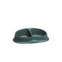 Stefanplast Comedouro duplo Chic 0,25+0,25 l 27x17,5x7,2 cm verde