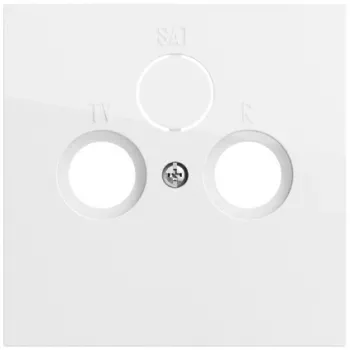 Gira System 70 Tomada de antena coaxial, branco puro (086970)