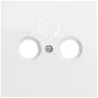 Gira System 70 Tomada de antena coaxial, branco puro (086970)
