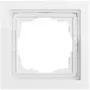 GIRA 021170 Moldura 1 módulo, Gira F200, branco puro